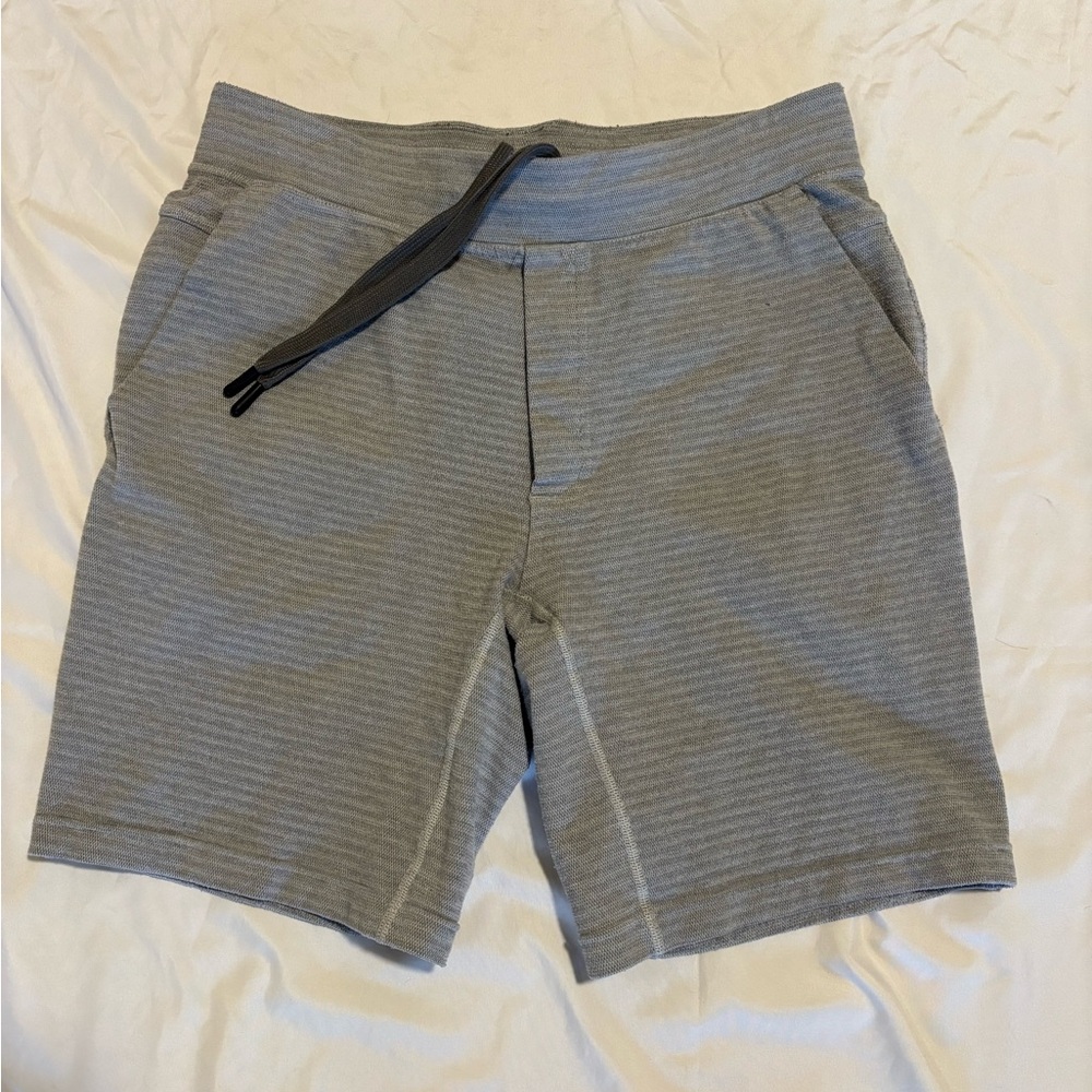 Grey with strips steady state lululemon shorts